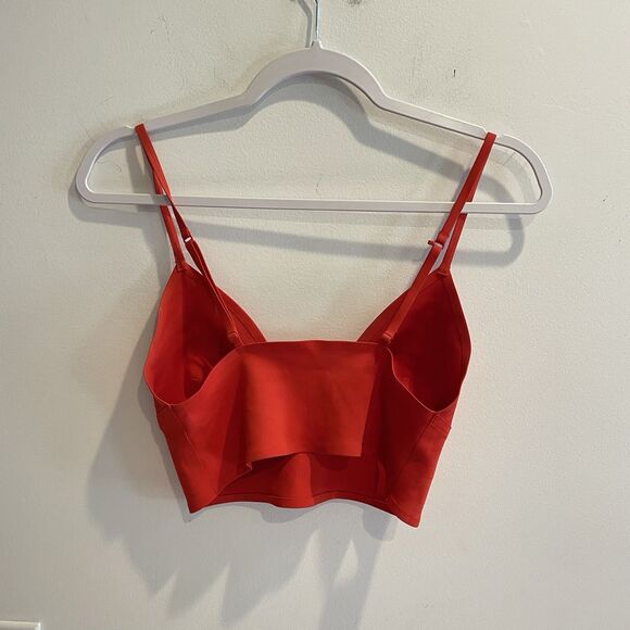 Intimately Free People Bra Red Sz M Sleepwear Sexy Bralette Coquette Cami - Picture 3 of 7